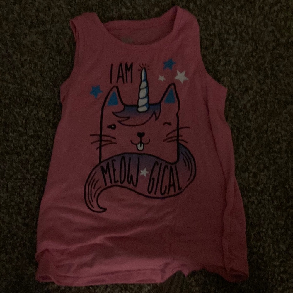 Pink Justice sweatshirt that says I am meowgical